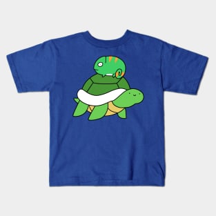 Turtle and Little Chameleon Kids T-Shirt